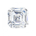 Brilliant D color 6mm Asscher Cut Moissanite Loose